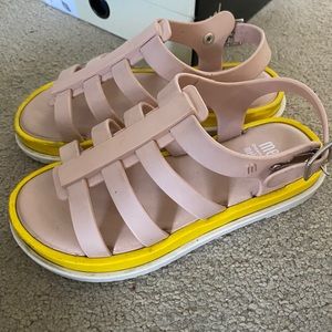 Mini Melissa sandals size 2
